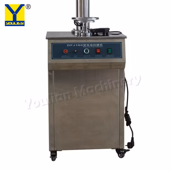 Low Price Semi Automatic Metal Tuna Tin Can Cap Pet Soda Beverage Sealer Sealing Machine / Labeling Machine Packing Machine for Sale