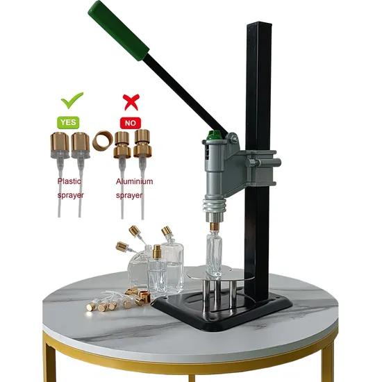 Semi Automatic Perfume Bottle Crimping Machine Manual Crimping Machine Perfume Capping Machine 