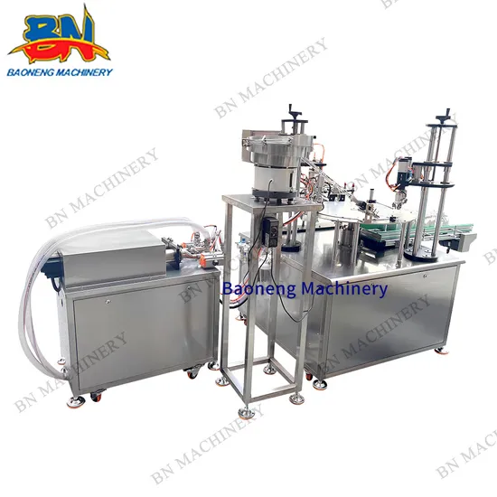 Automatic Liquid Detergent Shampoo Lotion Spouted Pouch Filling Machine with Servo Capping 
