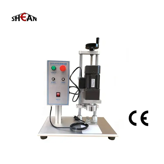 Semi Automatic Small Plastic Screw Water Bottle Glass Jar Capping Machine 