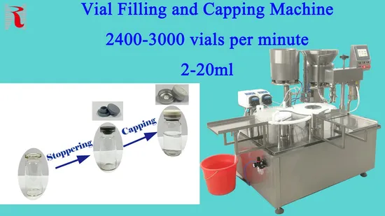 Pharmaceutical Machine CE Certification Automatic High Speed Aseptic Sterile Injection Glass Vial Filling Stopping Sealing Capping Machine 