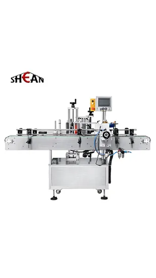 Manual Fast Semi Automatic Adhesive Wine Round Bottle Labeling Machine 