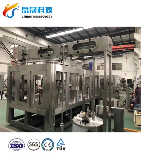 Ushine Automatic Natural Mineral Water Washing Filling and Capping Production Machine 