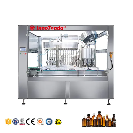 Fully Automatic Bottle Washing Machine, Filling Machine, Capping Machine, Sterilizer, Labeling Machine, Bottle Drying Machine, Packer, and Complete Filling Prod 
