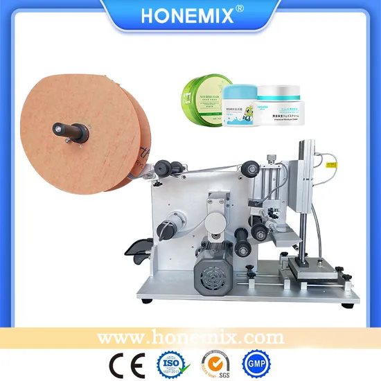 Hone Liquid Soap Labeling Machine Cosmetic Semi Automatic Labeler Bottles Sticker Machine 