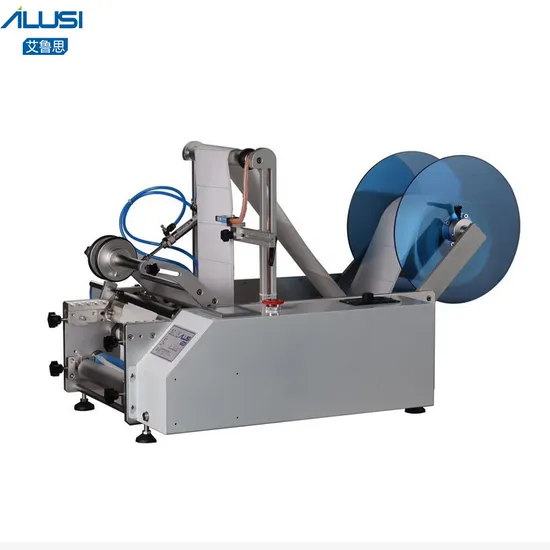 Semi Automatic Rround Bottle Labeling Machine Adjustable Labeler Small Semi Auto Labeling Machine for Bottle 