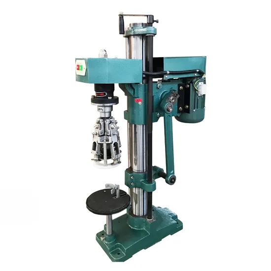 Factory Manual Semi Automatic Wine Whiskey Bottle Ropp Lid Sealing Capping Machine for Aluminum Screw Cap 