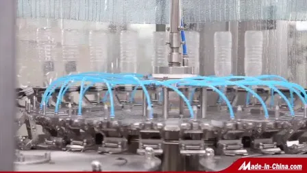 Fully Automatic Mineral Liquid Water Pet Bottle Washing Filling Capping Bottling Machine 