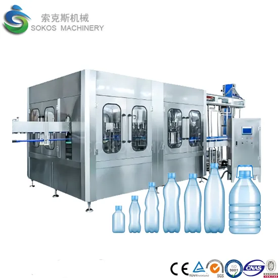 Automatic 3 in 1 Pure Mineral Pet Small Bottle Filling Line Bottling Plant Water Production Line Capping Machines Drinking Water Filling Machine 