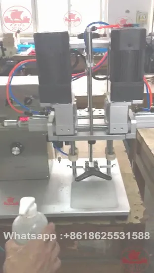 Semi Automatic Plastic Bottle Desk Type Duckbill Capping Machine 