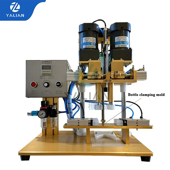 Semi Automatic Desktop Spray Pump Cap Screw Capping Machine 