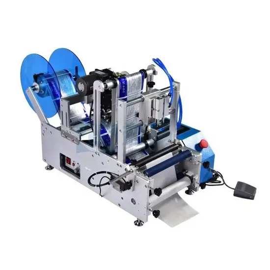 Semi Automatic Adhesive Wine Round Bottle Label Machine Round Bottle Labeling Machine Semi Automatic Labelling Machine for Round Bottle Plastic Bottle 