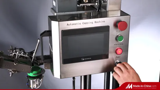 Big Plastic Barrel Auto Capping Machine 