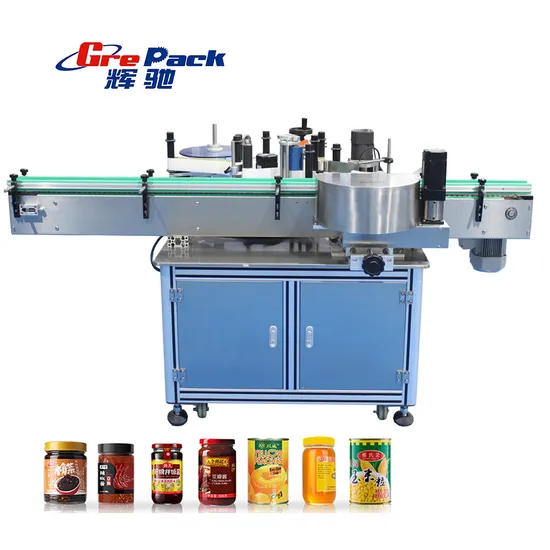 Automatic High Speed Star Wheel Orientation Round Bottle Labeling Machine 